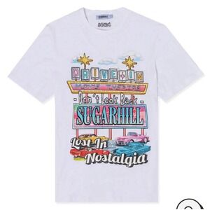 Sugarhill Lost In Nostalgia Limited Edition T-Shirt Size 2XL White Sold Out Rare